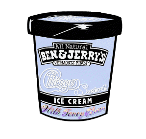 Ben & Jerry's Chicago Swirl Ice Cream